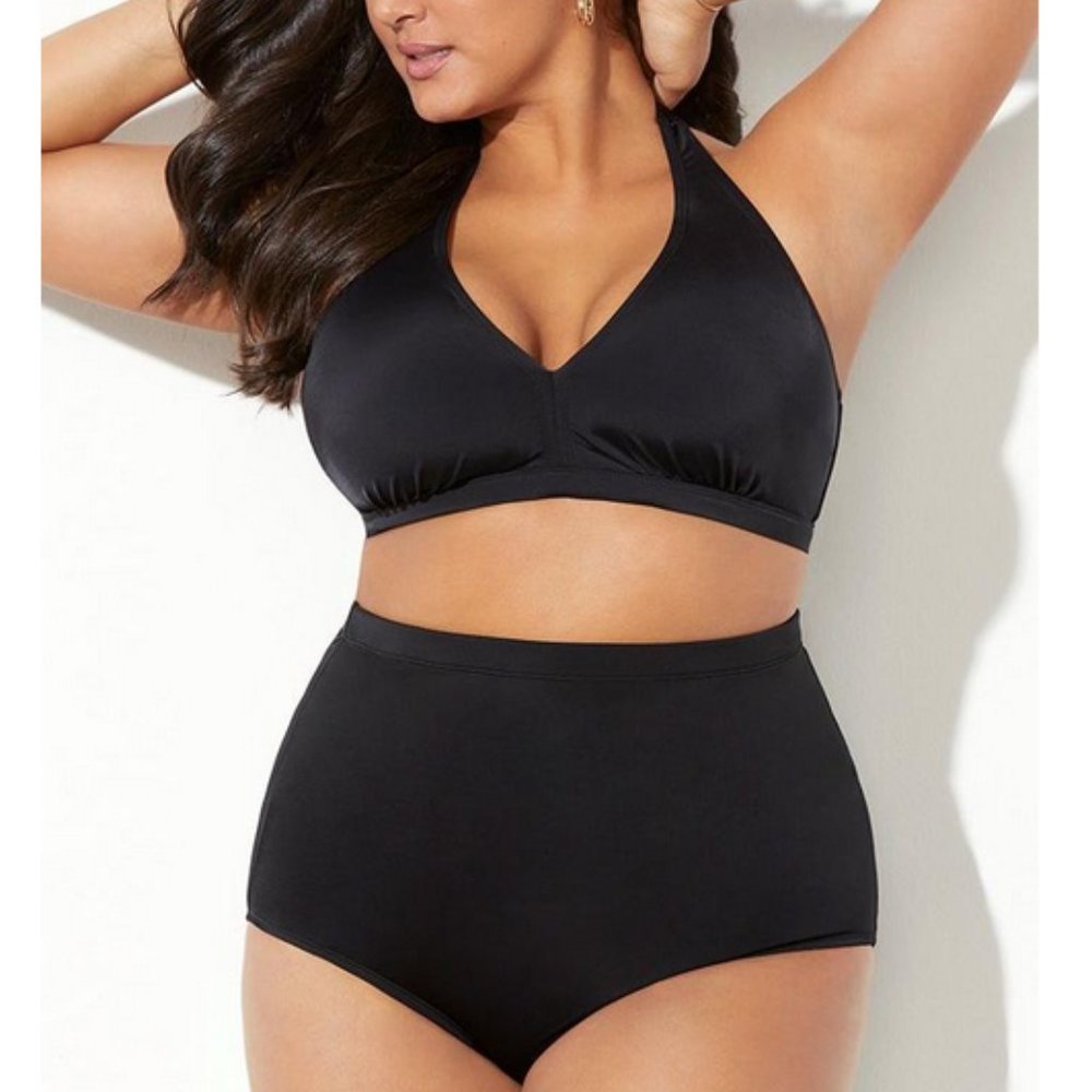 2pc Diva Retro High Waist Bikini Swimsuits For All